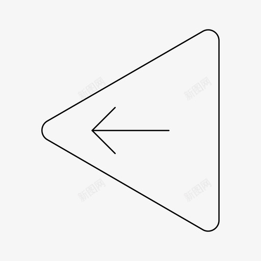 左箭头细左箭头之前取消图标svg_新图网 https://ixintu.com 左箭头 细左箭头之前取消