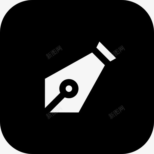 钢笔工具指针插图图标svg_新图网 https://ixintu.com 指针 控制点 插图 曲线 用户界面第4卷瓷砖差异 绘图 钢笔工具 锚定点