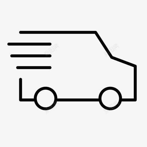 送货车汽车ups图标svg_新图网 https://ixintu.com ups 卡车司机 快速送货 汽车 联邦快递 著名图标瘦 送货 送货车 邮车