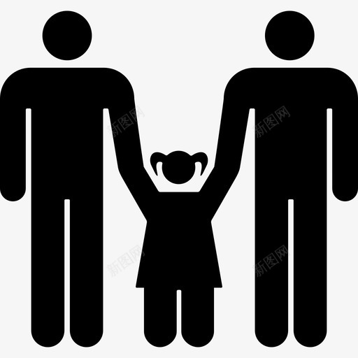 男人和一个女儿人家庭偶像结为夫妻图标svg_新图网 https://ixintu.com 人 家庭偶像结为夫妻 男人和一个女儿