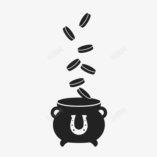 爱尔兰大锅钱运气图标svg_新图网 https://ixintu.com 宽 干燥 放大 爱尔兰 爱尔兰大锅 运气 钱 阴凉 黏糊糊