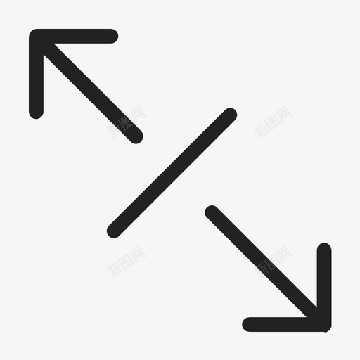对角线调整大小调整角点图标svg_新图网 https://ixintu.com 对角线调整大小 方向 比率 移动 编辑 角点 调整