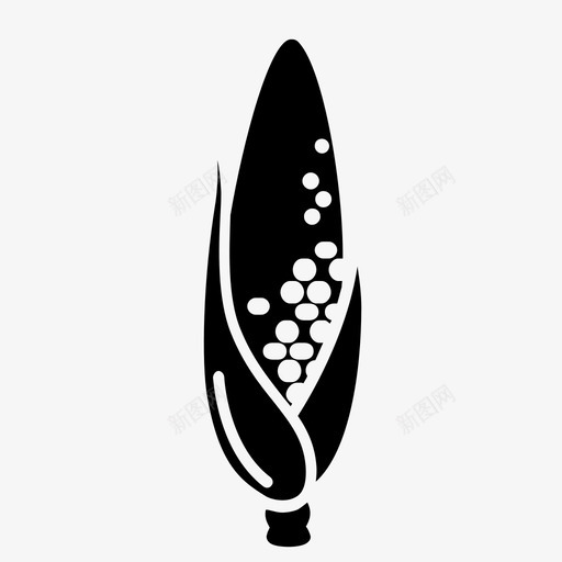 玉米带壳玉米牧草图标svg_新图网 https://ixintu.com 互联网 带壳玉米 振荡 最新技术 植物 牧草 玉米 蔬菜 震动
