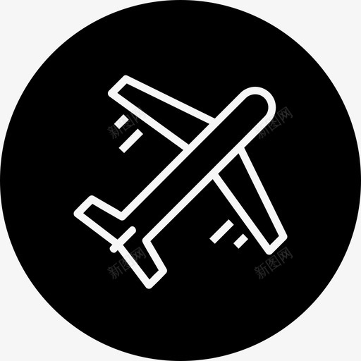 飞机假日天空图标svg_新图网 https://ixintu.com 交通 假日 天空 度假 旅游 酒店和旅游环线差 飞机