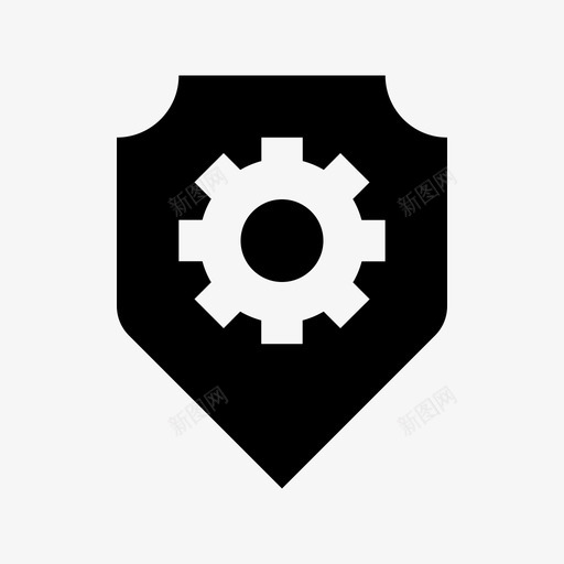 安全配置安全设置屏蔽图标svg_新图网 https://ixintu.com 保护符号 安全 安全设置 安全配置 屏蔽 数据存储材料设计图标 设置 调整 隐私 齿轮
