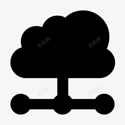 云共享社交媒体连接图标svg_新图网 https://ixintu.com 云共享 云数据技术材料设计图标 云网络 云计算 图形 社交媒体 网络空间 边缘 连接 顶点