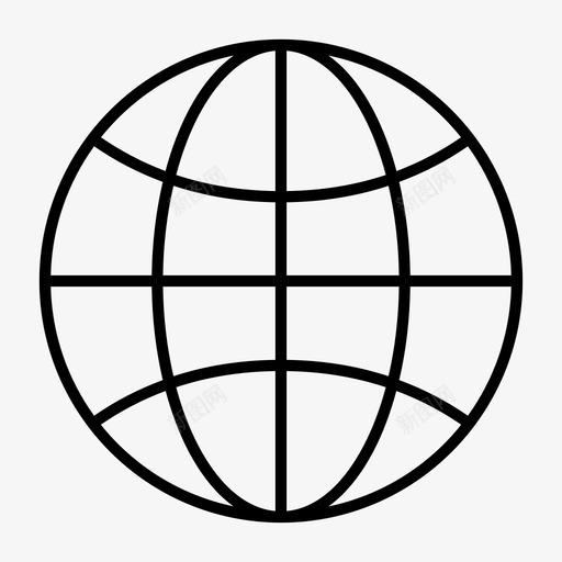 地球球形区域图标svg_新图网 https://ixintu.com 世界 位置 全球 区域 半球 国际 地球 地理 旅行细 球形 行星