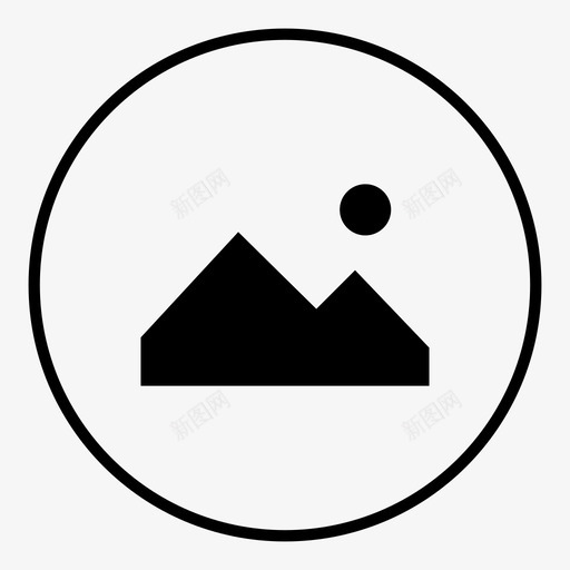 山风景范围图标svg_新图网 https://ixintu.com 图像 图片 山 户外 照片 范围 风景