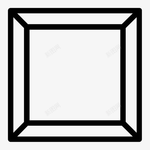 框架设置绘画图标svg_新图网 https://ixintu.com 上下文 中心 框架 正方形 画布 绘画 艺术 设置 设计师基本要素第1卷 边框