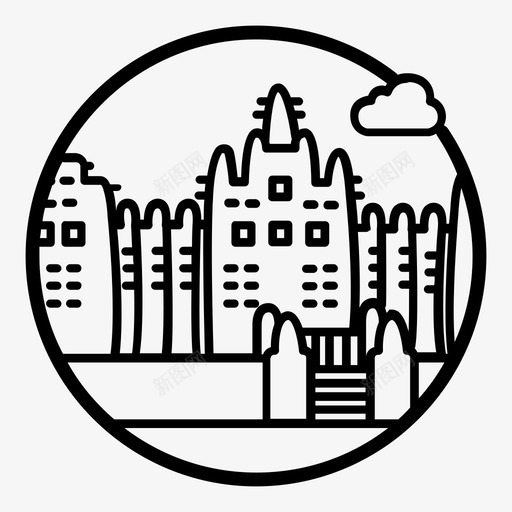 德杰纳大清真寺杰恩大清真寺赛尔图标svg_新图网 https://ixintu.com 不 土坯 地标二 建筑 德杰纳大清真寺 杰恩大清真寺 班科 粗体 赛尔 霍尔德 马里 黄金