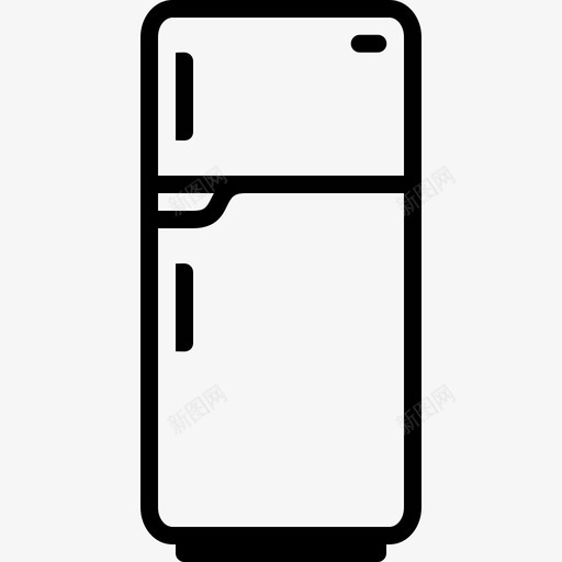 冰箱电器冷却器图标svg_新图网 https://ixintu.com 储藏室 冰柜 冰箱 冷却器 厨房 电器 电子设备第2卷