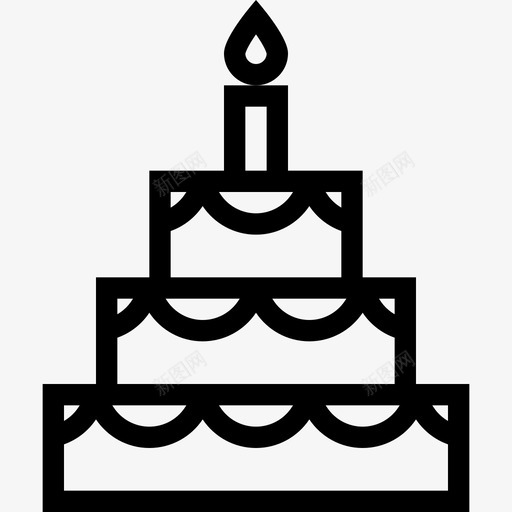 蛋糕外加聚会图标svg_新图网 https://ixintu.com 信号 假日 前进 另一个 外加 新鲜 聚会 聚会大纲 蛋糕 酒吧 酒精