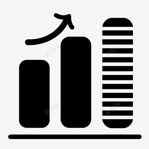 条形图向上箭头条形图箭头向上智能手机图标svg_新图网 https://ixintu.com 分析 吃草 图形 数据 智能手机 条形图 条形图向上箭头 条形图箭头向上 爆发 跳动 震颤