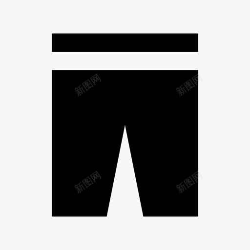 短裤馅饼杰作图标svg_新图网 https://ixintu.com cloying 口袋短裤 杰作 沿着 牛仔短裤 百慕大短裤 短裤 衣服材料设计图标 队形 馅饼