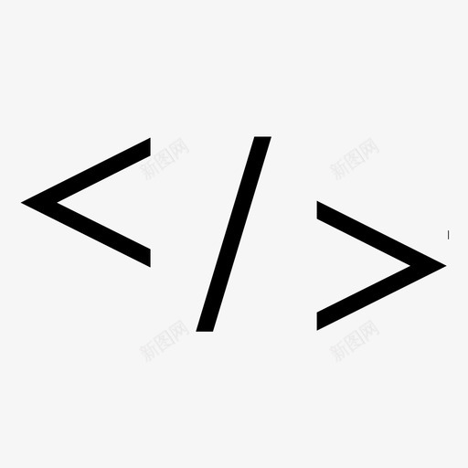 代码系统编程图标svg_新图网 https://ixintu.com css html 代码 密码 括号 指令 标签 系统 编程 计算机语言