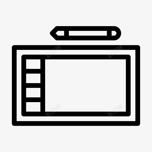 图形板网络工作移动工作图标svg_新图网 https://ixintu.com 图形板 电子 硬件 移动工作 管理 网络工作 计算机 计算机工作 设备 软件