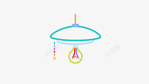 灯明亮灯泡图标svg_新图网 https://ixintu.com 关闭 发光 向下 带灯泡的灯 明亮 灯 灯泡