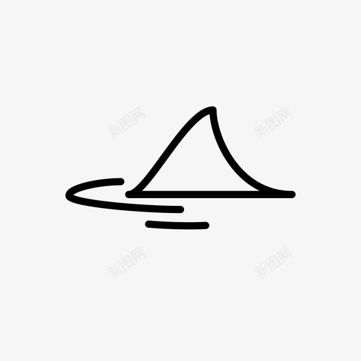 鲨鱼海杰作图标svg_新图网 https://ixintu.com 世代 动物 时尚 服装 杰作 海 海洋生物 海边 队形 鲨鱼 鳍