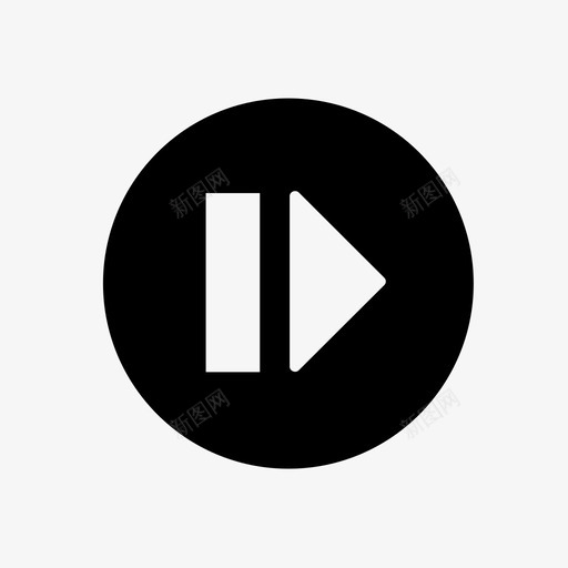 播放暂停派音乐图标svg_新图网 https://ixintu.com 媒体控制器 媒体播放器 媒体播放器必不可少 播放暂停 放大 时尚 杰作 派 粘粘 视频 音乐