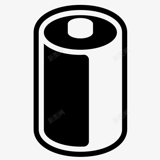 电池负载能量图标svg_新图网 https://ixintu.com 充电 化学品 容器 电力 电池 电源 能量 蓄电池 负载