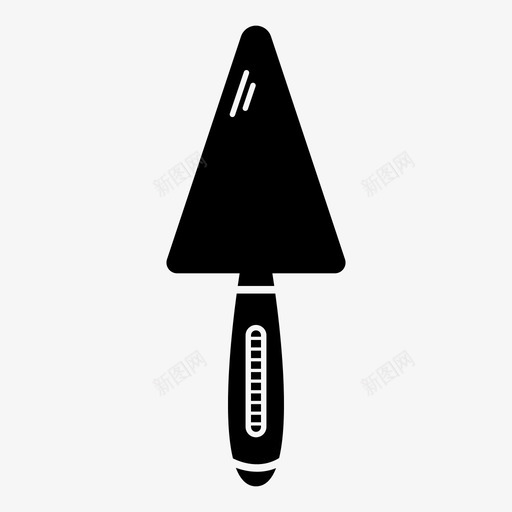 泥刀工具图形图标svg_新图网 https://ixintu.com 十二宫 占星术 园艺 图形 工具 建筑 建筑工具 弓箭手 水泥 泥刀 点击 砌墙刀 砖刀