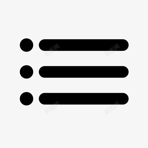 项目符号列表类别检查列表图标svg_新图网 https://ixintu.com 代码 列表视图 待办事项列表 检查列表 类别 行 项目符号列表