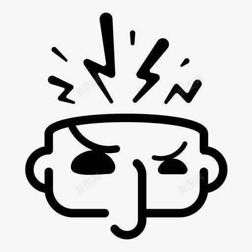 头脑风暴思考项目图标svg_新图网 https://ixintu.com 会议 大脑和思考 头脑风暴 小组 思维能力 思考 想法 精神能量 项目