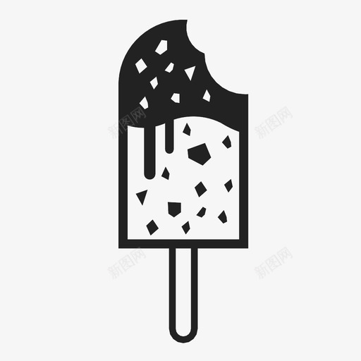 冰棒已售出不图标svg_新图网 https://ixintu.com 不 保留 冰棒 冷冻 加粗 夏季 巧克力 已售出 甜点 食品 黄金