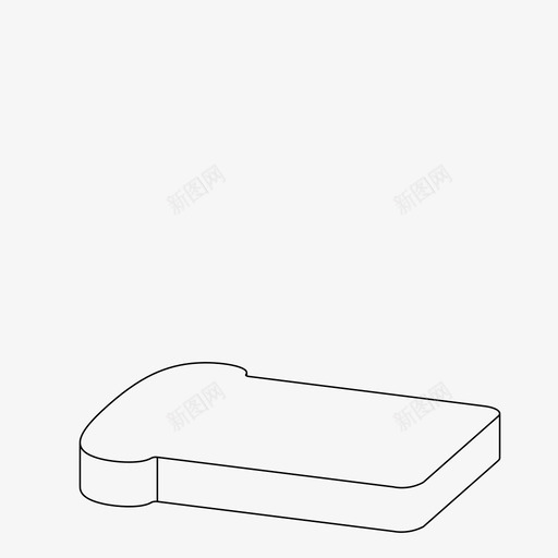 面包切片展示片图标svg_新图网 https://ixintu.com 三明治 切片 午餐 吐司 展示片 早餐 材料 面包 面包店 项目 食物
