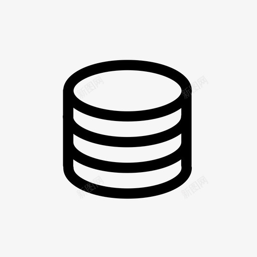 数据库存储堆栈图标svg_新图网 https://ixintu.com 堆栈 存储 工具箱 数据库 柱面 系统 组 网络 连接 集合