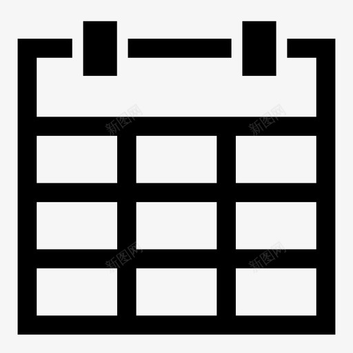 日历名片日期图标svg_新图网 https://ixintu.com 书架 名片 地址标签 工作表 日历 日期 电子表格 计划