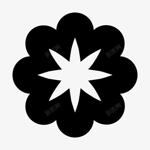 花酸自然灵感图标svg_新图网 https://ixintu.com 宽 放大 杰作 胶粘 自然和生态材料设计图标 自然灵感 花 花美 装饰 酸