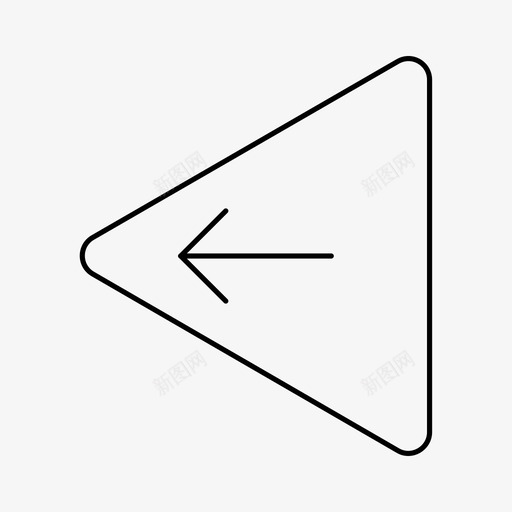 左箭头左箭头返回左转图标svg_新图网 https://ixintu.com 左箭头 左箭头返回左转