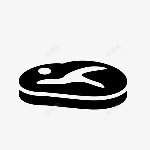 牛排牛肉骨头图标svg_新图网 https://ixintu.com 排骨 烹饪 牛排 牛肉 肉 门廊 食物 骨头