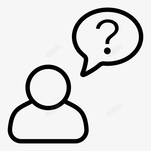 用户问题树语音气泡图标svg_新图网 https://ixintu.com 人工用户 删除 加 指示 树 用户界面大纲 用户配置文件 用户问题 语音气泡 转发 配置文件