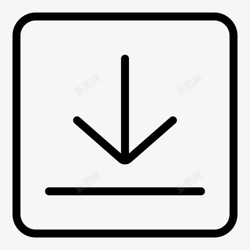 文件共享保存文件图标svg_新图网 https://ixintu.com ui大纲 下箭头 传输 保存文件 共享 扩展名 数据 文件下载 文档