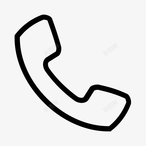 呼叫通信联系人图标svg_新图网 https://ixintu.com cantacts 呼叫 对话 应用程序图标行 电话 联系人 通信 铃声