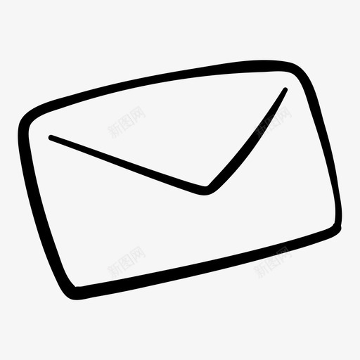 信封接收邮件图标svg_新图网 https://ixintu.com 信件 信函 信封 发送 手绘图标 折叠 接收 电子邮件 联系人 通信 邮件