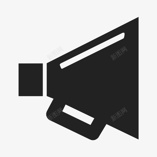 扩音器指挥忽略图标svg_新图网 https://ixintu.com 加上 忽略 扩音器 指挥 指示 推迟 联合