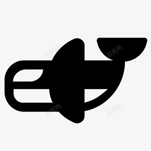 虎鲸鱼类本能图标svg_新图网 https://ixintu.com 动物 哺乳动物 本能 海洋 虎鲸 鱼类