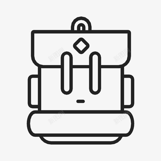 采购产品背包背包包装图标svg_新图网 https://ixintu.com 书包 包装 旅行 登山装备 背包 采购产品背包 野营