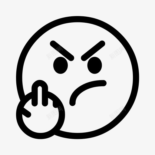 小鸟错误青少年图标svg_新图网 https://ixintu.com 不尊重 小鸟 恼人 憎恨 操你 操你的表情 淫秽 笑脸 表情符号 错误 青少年