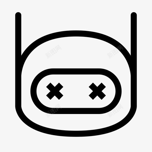 死亡机器人转向下一个笔划图标svg_新图网 https://ixintu.com 忽略 情绪 指示 机器人 检查 死亡机器人 笔划 联合 转向下一个