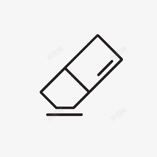 橡皮擦美术用品图标svg_新图网 https://ixintu.com 橡皮擦 美术用品