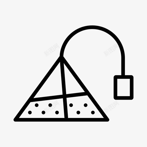茶包咖啡因薄荷图标svg_新图网 https://ixintu.com 咖啡因 染色剂 纸张 线 舒缓 茶包 茶时间 薄荷 饮料饮料