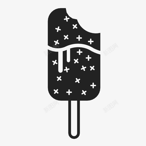 冰淇淋冰激凌款待图标svg_新图网 https://ixintu.com 儿童 冰淇淋 冰激凌 冷冻 卡车 夏季 款待 浇头 点心 甜点 甜食 食品