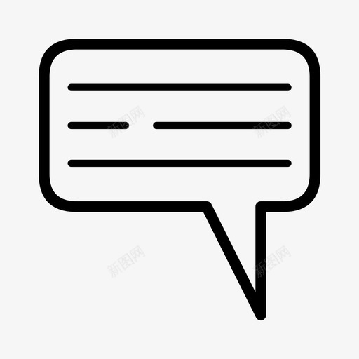 语音气泡口语句子图标svg_新图网 https://ixintu.com 口语 句子 媒体播放器 引语 消息 独白 聊天 语音气泡 逐字记录