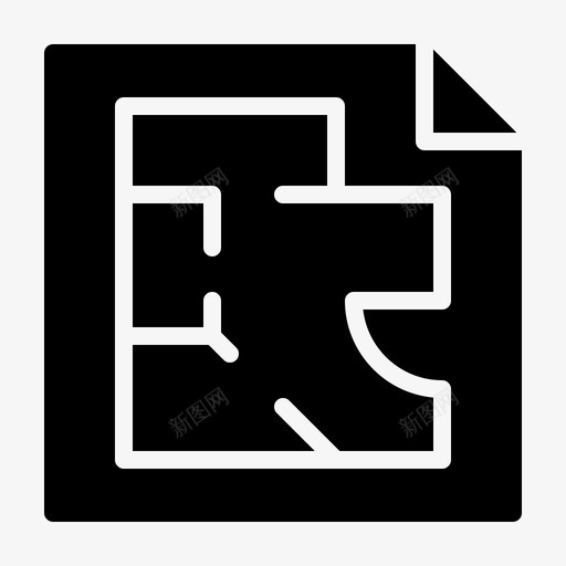 平面图房间房地产图标svg_新图网 https://ixintu.com 位置 图案 布置图 平面图 房地产 房间 生活 示意图 蓝图 设施 设计