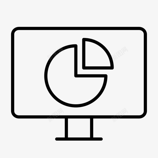 饼图符号加号图标svg_新图网 https://ixintu.com 乘客 分析 加号 加法 另一个 商业财务图完成瘦 数据 监视器 符号 统计 饼图