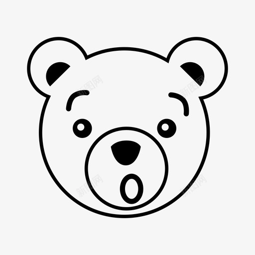 害怕签名恢复图标svg_新图网 https://ixintu.com 信息 删除 加上 害怕 开始 恢复 检查 点击 熊 熊情绪图标 签名